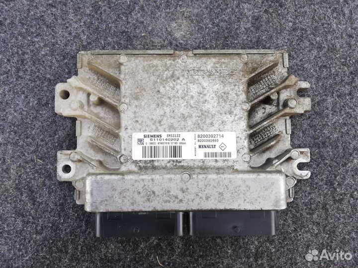 Блок управления двигателем 1.4 16кл Рено Симбол