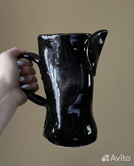 Глиняный кувшин/молочник/ваза