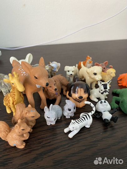 Игрушки животные пакетом