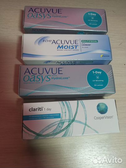 Acuvue Oasys 1-Day; 30 линз; 8,5; +1,00