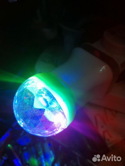 LCD шар, стробоскоп с USB на смартфон, повербанк