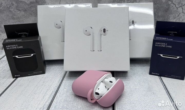 Airpods 2 новые/магазин/гарантия отличные