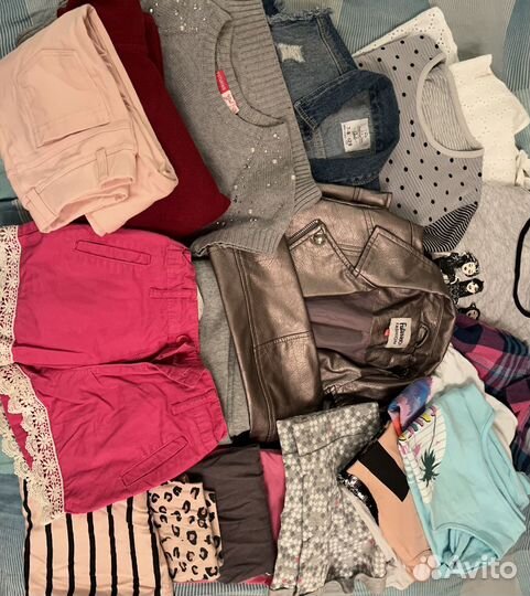 Вещи пакетом для девочки 122 128