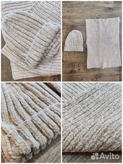 Женский снуд и шапка