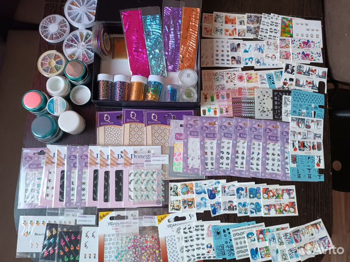 Гель лаки дизайн ногтей 178 штук за все + лампа