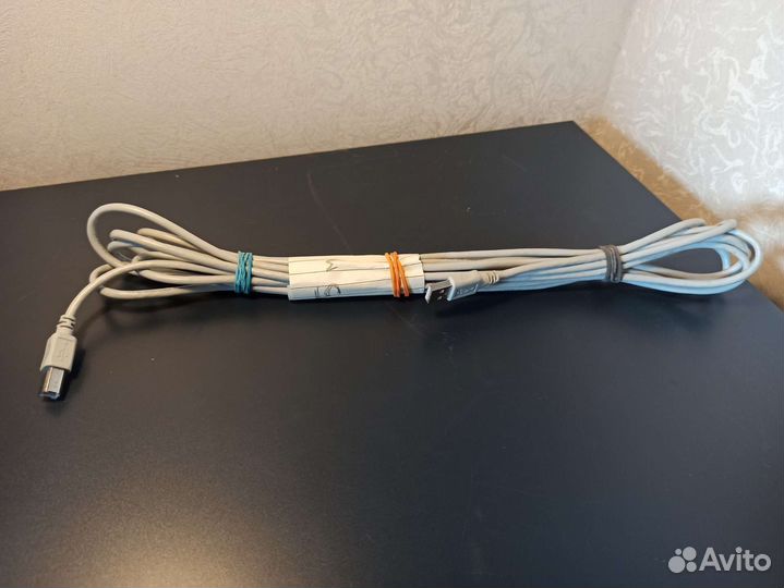 Кабель для принтера USB A - USB B длинный 5 метров