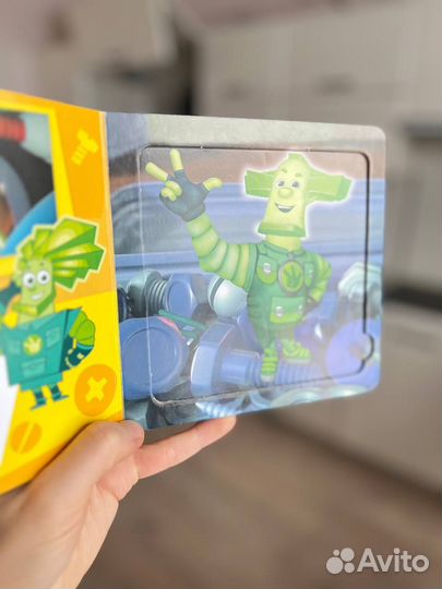 Книжки квадратные детские с пазлами, 3 штуки