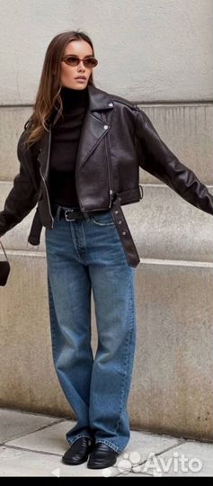 Кожаная куртка косуха 42-44-46 размер
