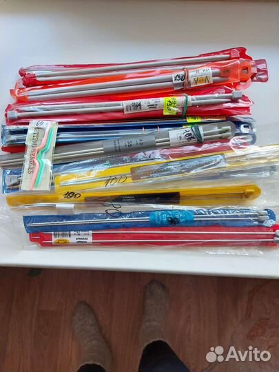 Спицы для вязания,прямые