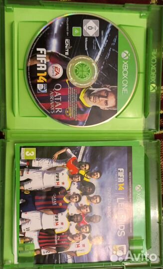Диск FIFA 14 на Xbox One