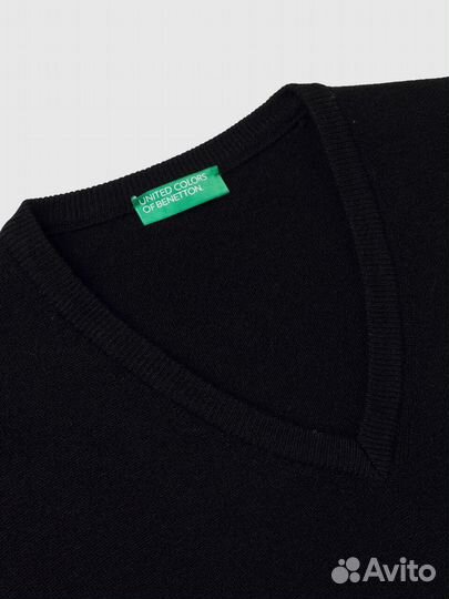 Свитер Benetton 100% мериносовая шерсть