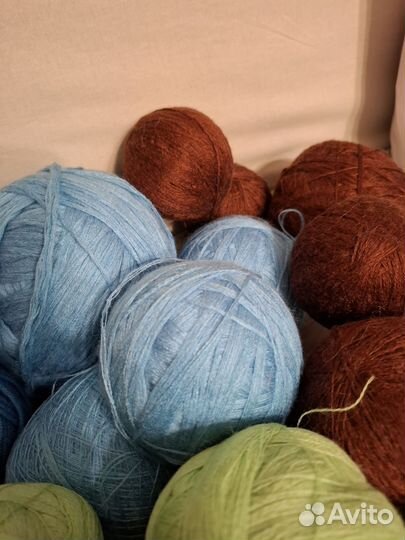 Пряжа нитки для вязания цена за все