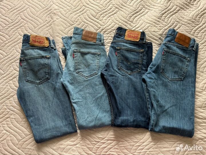 Мужские джинсы levis 501, 504