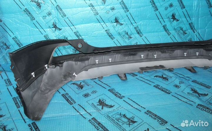 Задний бампер рав 40 бронзовый Оригинал 15-19