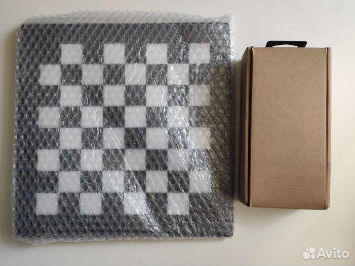 Шахматы каменные ч/б, мрамор