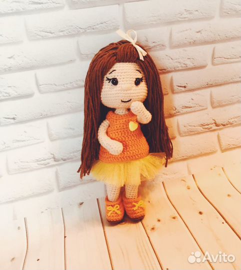 Куклы и игрушки ручной работы игрушка вязаная