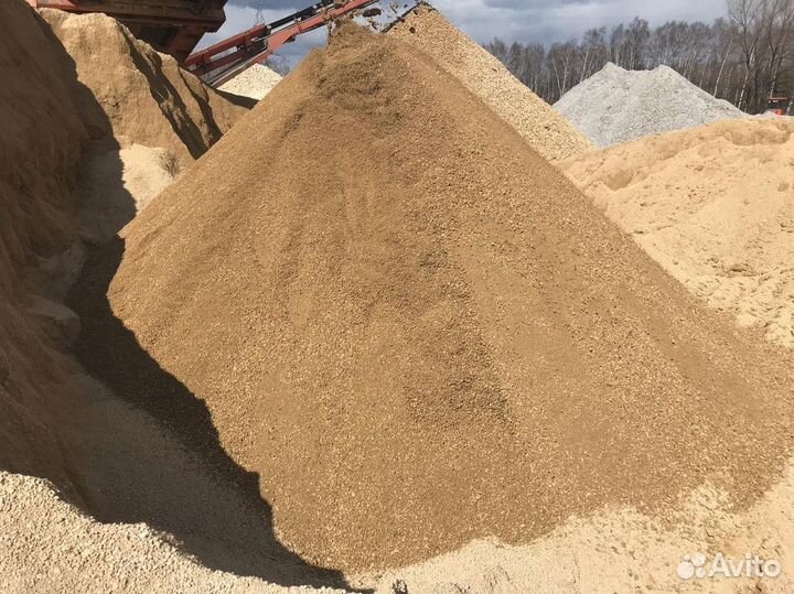 Песок сеяный мелкий
