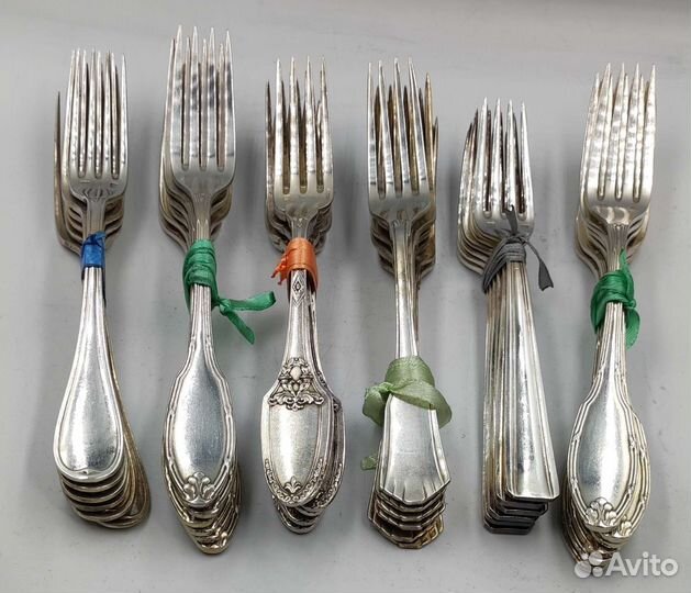 Столовые вилки, десертные вилки, Франция