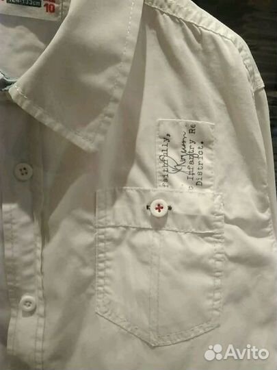 Рубашка Fox kids новая для школы р 124-133 см