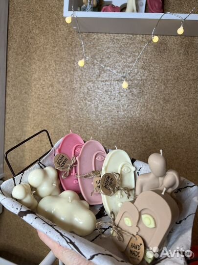 Свечи восковые ручной работы