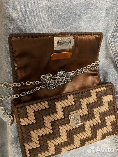 Сумка на канве ручной работы