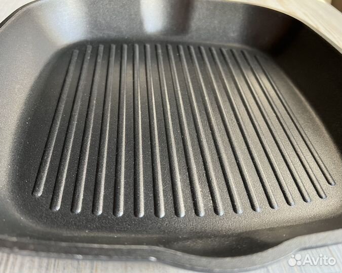 Сковорода гриль литая нева металл посуда 25 см
