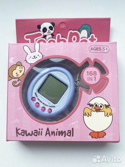 Тамагочи черно белый