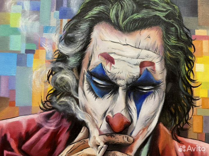 Картина маслом на холсте «Джокер»