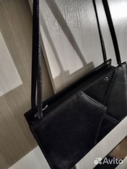 Сумка женская черная винтаж СССР