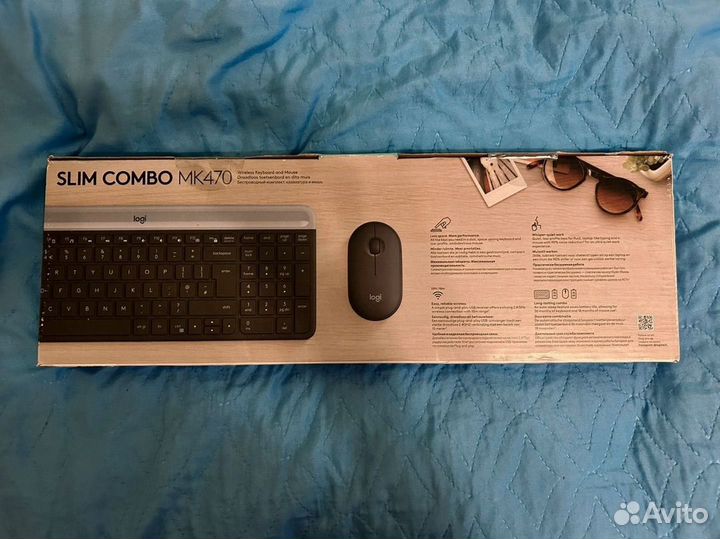 Logitech MK470 Slim Combo клавиатура и мышь