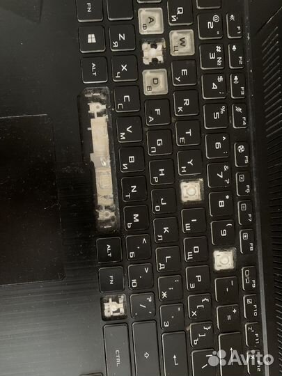 Ноутбук asus на запчасти