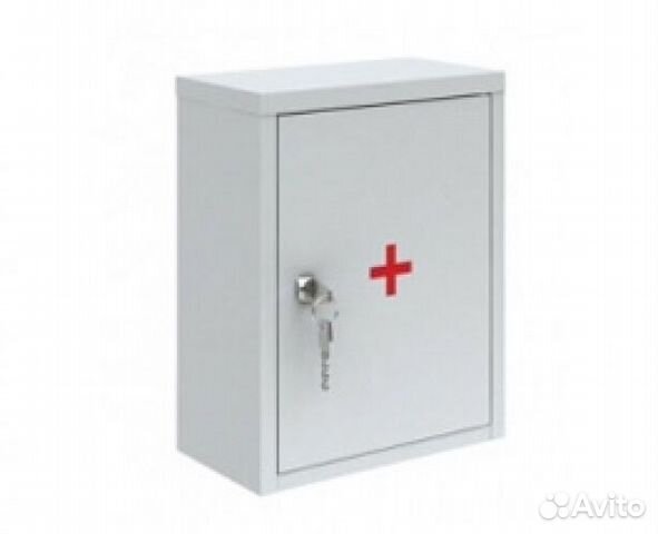 Металлическая аптечка медицинская ам-1