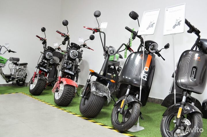 Электроскутер smartone qroad Chopper 3000W 60v36аh