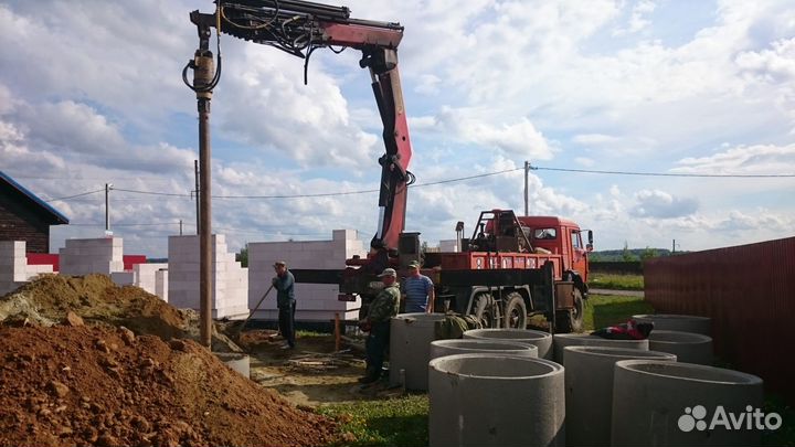 Бурение колодцев, септиков, свай