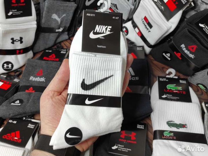 Носки Nike Adidas Tommy Reebok Puma