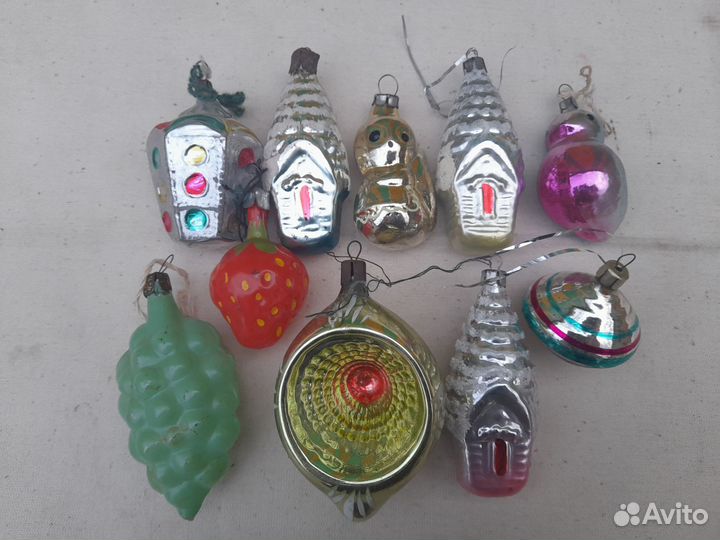 Ёлочные игрушки СССР