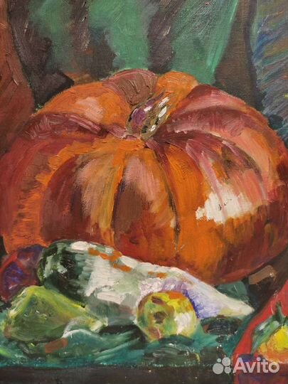 Картина маслом на холсте Осень