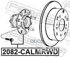Ступица задняя dodge caliber 2006- 2082-calmrwd