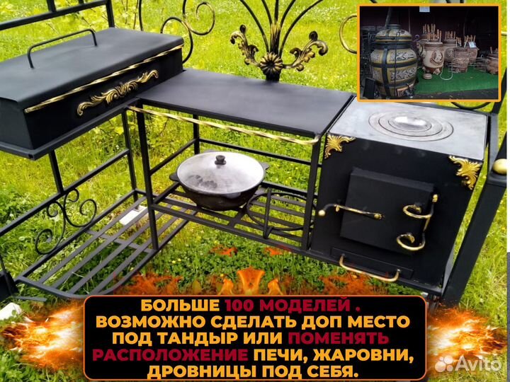 Кованый мангал / Мангалы с крышей