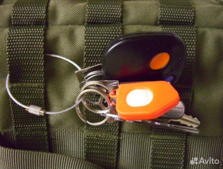 Тросик стальной - карабин для подвешивания