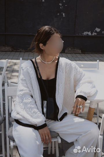 Кардиган женский вязаный