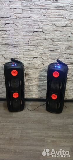 Большие блютуз колонки 2шт