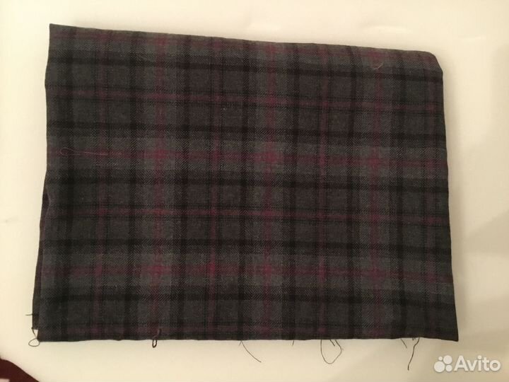 Отрез ткани шерсть, боа