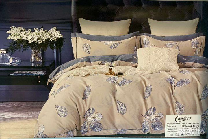 Постельное белье сатин евро Candies