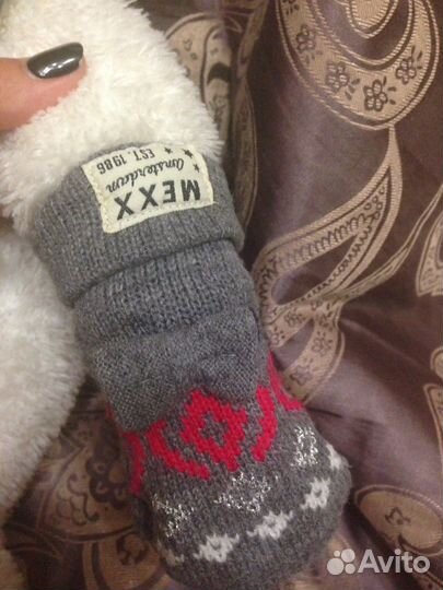 Шапка с варежками Mexx