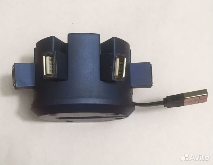 USB-хаб на 7 портов Orient с доп.питанием, USB 2.0