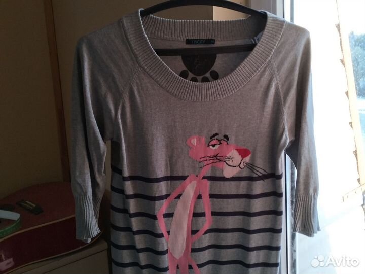 Платье трикотажное женское с принтом