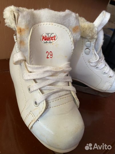 Коньки двухполозные 29 размер
