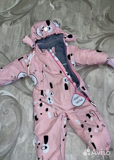 Зимний комбинезон для девочки