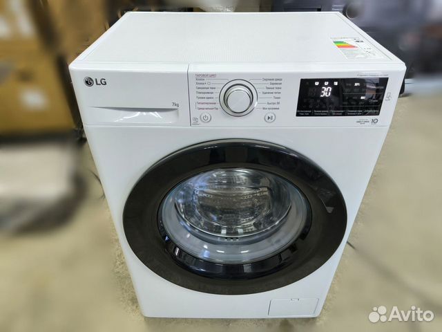 Бесшумная узкая стиральная машина LG 7кг